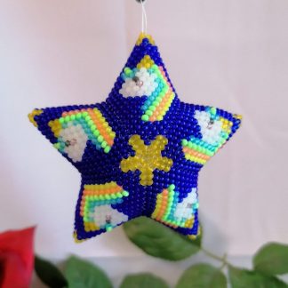 Anleitung - Stern Einhörner