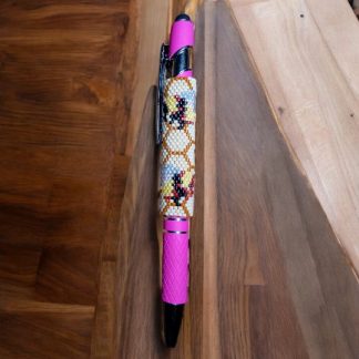 Anleitung - Kugelschreiberring Bienen