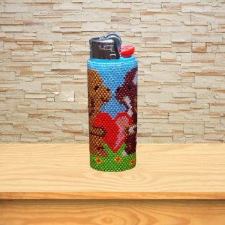 Anleitung - Feuerzeughülle Hundeglück