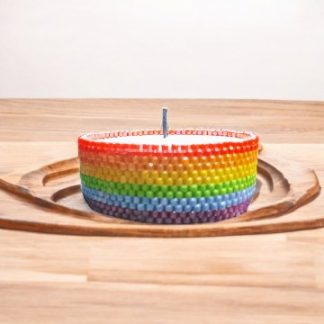 Grundanleitung für "Peyote" + Teelichtumrandung zum Üben und Bonus