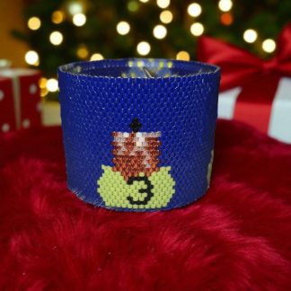 Anleitung - kleine Windlichtumrandung Adventskerzen 5er Set