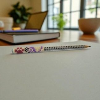 Anleitung - Bleistiftumrandung Herzpfote